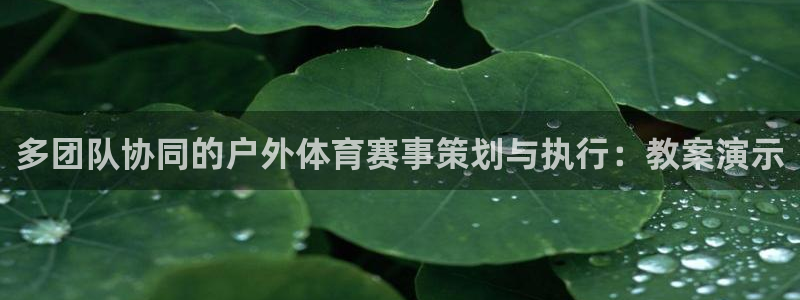 91体育网页版：多团队协同的户外体育赛事策划与执行：教案演示